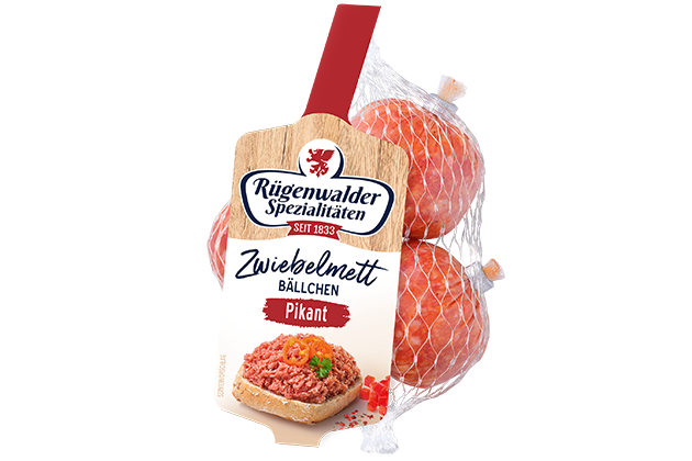 Zwiebelmett Bällchen Pikant