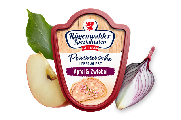 Pommersche Leberwurst 125g Apfel & Zwiebel