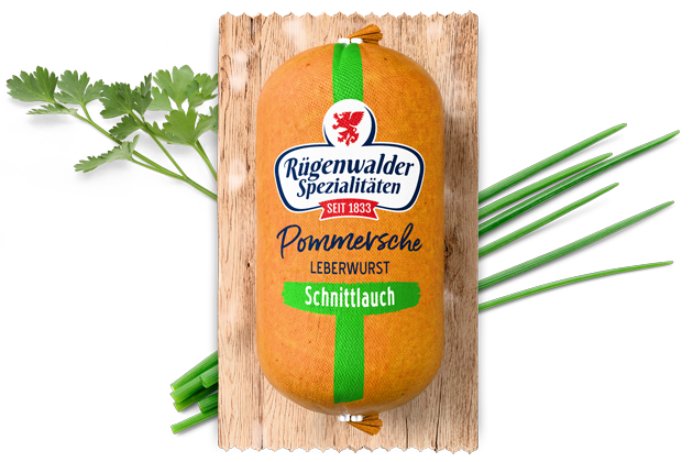 Pommersche Leberwurst 250g Schnittlauch