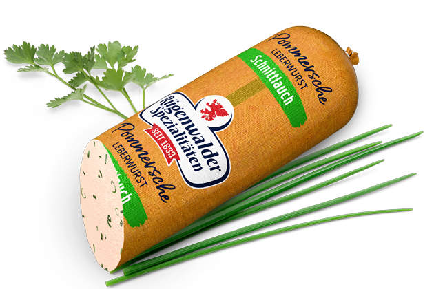 Pommersche Leberwurst 800g Schnittlauch