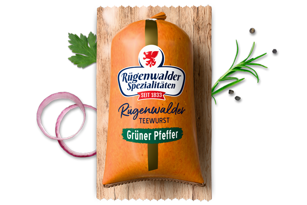 Rügenwalder Teewurst 250g grüner Pfeffer fein