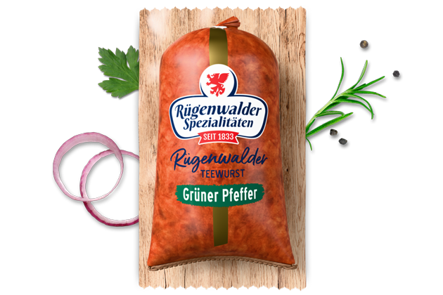 Rügenwalder Teewurst 250g grüner Pfeffer grob